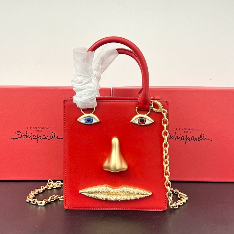 LSP1 Leather shoulder bag 17-15-6CM Hand Bags with Box
