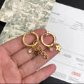 DE120  Asymmetric style fashion women's earrings with beautiful design  Jewelry
